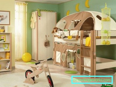 Wie man ein Kinderzimmer ausstattet - die Wahl der Farbe