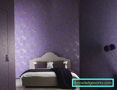 345-Kombinationstapete im Schlafzimmer