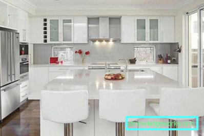 297-Küche von weißer Farbe - 100 Fotos