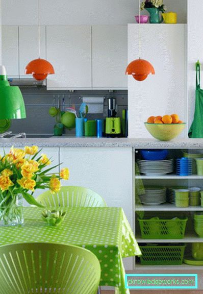 370-Lime Color Kitchen - 95 Fotooptionen