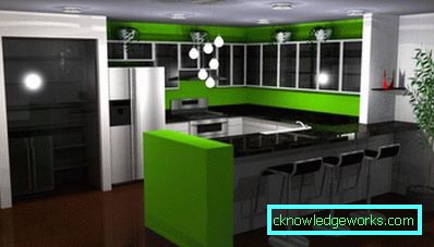 370-Lime Color Kitchen - 95 Fotooptionen