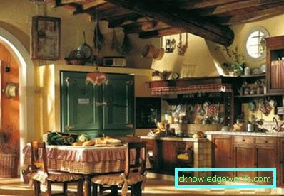 Küche kombiniert mit Wohnzimmer in einem Privathaus