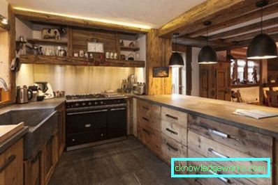 Küche im Chaletstil