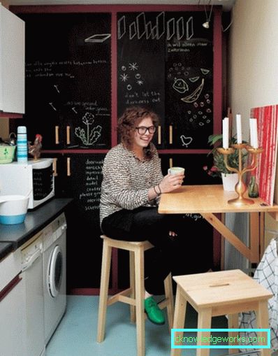 Kleine Küche in Chruschtschow