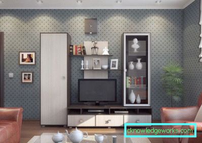 70-Mini-Wände für das Wohnzimmer - 100 Fotos