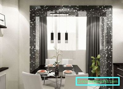 Kombinieren einer Küche mit einem Balkon - Fotodesign