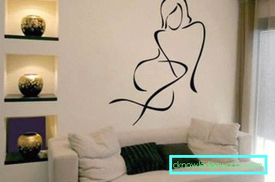 Wanddekoration im Wohnzimmer - Fotos moderner Ideen