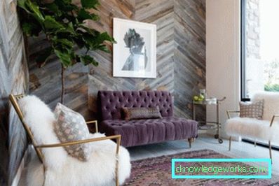 Wanddekoration im Flur mit Laminat - Fotodesign