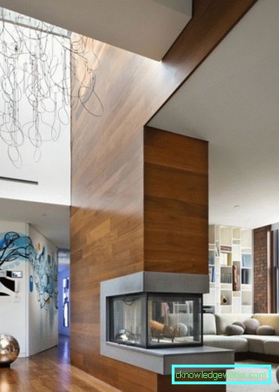 Wanddekoration im Flur mit Laminat - Fotodesign