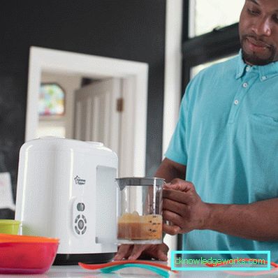 Mixer Dampfer für Babynahrung von bekannten Marken Mixer Dampfer für Babynahrung von bekannten Marken