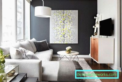 Wohnzimmerrenovierung - echte Designfotos