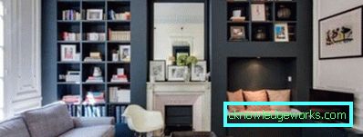 Wohnzimmerrenovierung - echte Designfotos