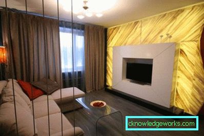 Wohnzimmerrenovierung - echte Designfotos