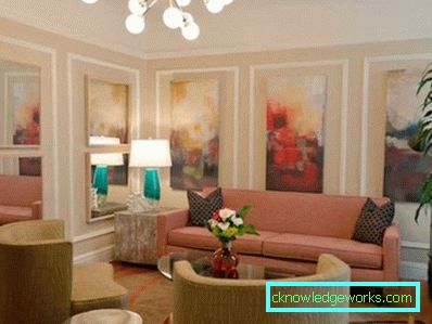 Wohnzimmerrenovierung - echte Designfotos