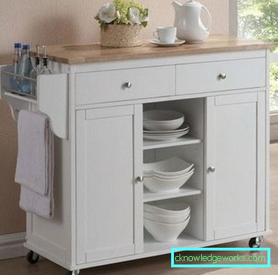 Geschirrschrank in der Küche Geschirrschrank in der Küche