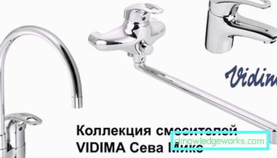 Vidima-Mischer: Typen und Spezifikationen Vidima-Mischer: Typen und Spezifikationen