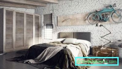 Schlafzimmer im Loft-Stil - Merkmale des Stils und des Foto-Interieurs Schlafzimmer im Loft-Stil - Merkmale des Stils und des Foto-Interieurs