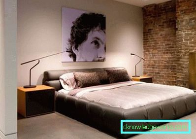 Schlafzimmer im Loft-Stil - Merkmale des Stils und des Foto-Interieurs Schlafzimmer im Loft-Stil - Merkmale von Stil und Foto-Interieur