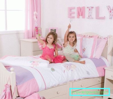 Schlafzimmer für ein Mädchen