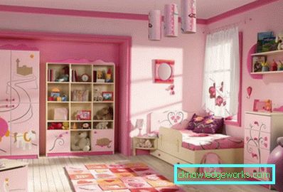 Schlafzimmer für ein Mädchen