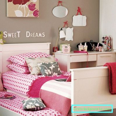 Schlafzimmer für ein Mädchen