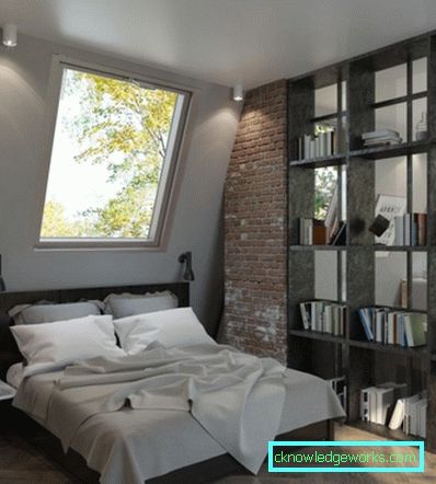 451-Schlafzimmer im Loftstil - 50 Fotos