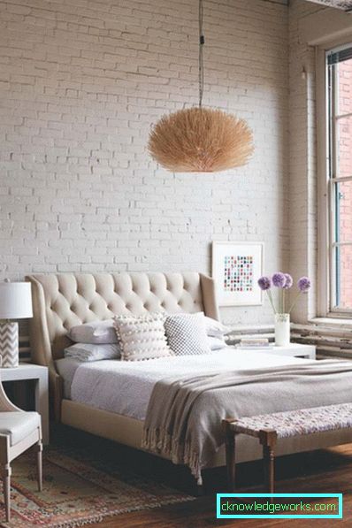 Schlafzimmer im Loftstil
