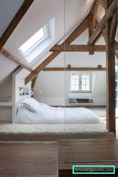 Schlafzimmer im Loftstil
