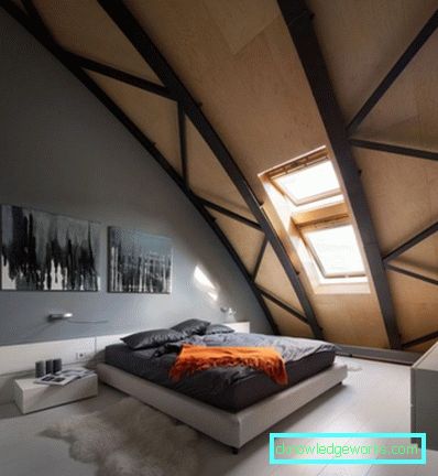 Schlafzimmer im Loftstil