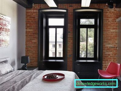 451-Schlafzimmer im Loftstil - 50 Fotos