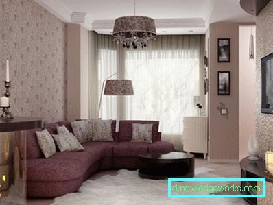 Die Wand im Wohnzimmer - 100 Fotos der besten Wände im Innenraum des Wohnzimmers