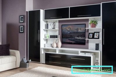 Die Wand im Wohnzimmer - 100 Fotos der besten Wände im Innenraum des Wohnzimmers