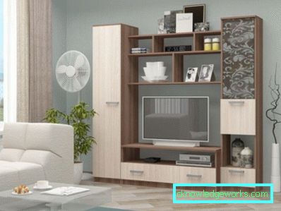 Die Wand im Wohnzimmer - 100 Fotos der besten Wände im Innenraum des Wohnzimmers