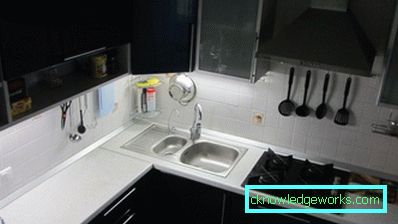 Eckschrank in der Küche Eckschrank in der Küche
