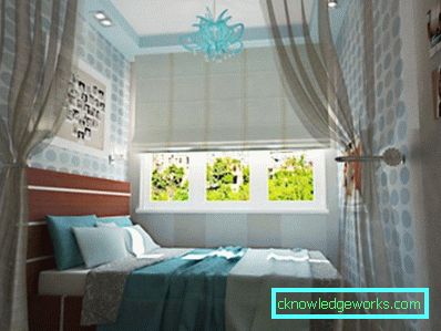 209-schmale Schlafzimmer 75 Optionen Foto