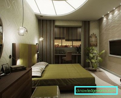209-schmale Schlafzimmer 75 Optionen Foto