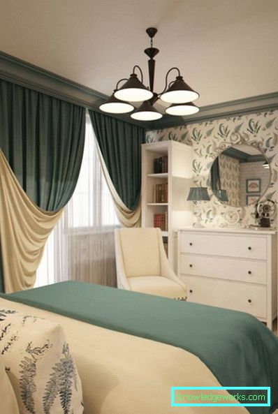 209-schmale Schlafzimmer 75 Optionen Foto