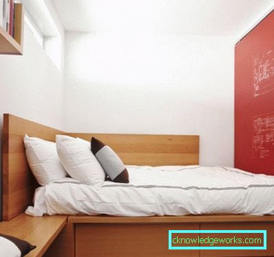 209-schmale Schlafzimmer 75 Optionen Foto