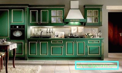 Grüne Küche - ein Foto im Innenraum