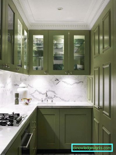 Grüne Küche - ein Foto im Innenraum