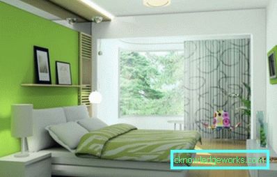 351-Green Schlafzimmer - ein mutiger Designer