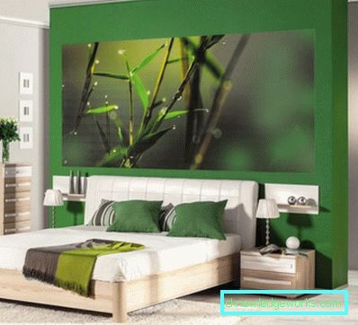 351-Green Schlafzimmer - ein mutiger Designer