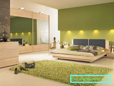 351-Green Schlafzimmer - ein mutiger Designer