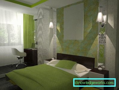 351-Green Schlafzimmer - ein mutiger Designer